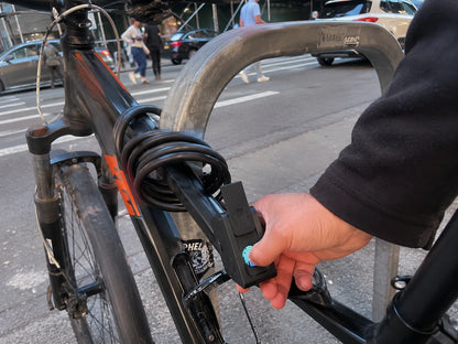 Anti-Theft Steel Cable Lock for Bikes & E-Bikes
