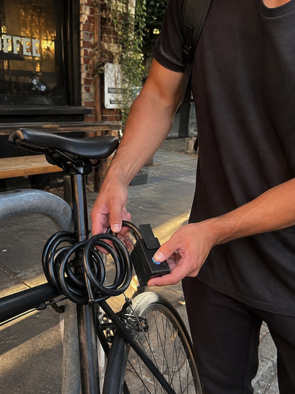 Anti-Theft Steel Cable Lock for Bikes & E-Bikes