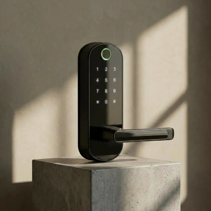 Smart Door Lock With Fingerprint and Handle