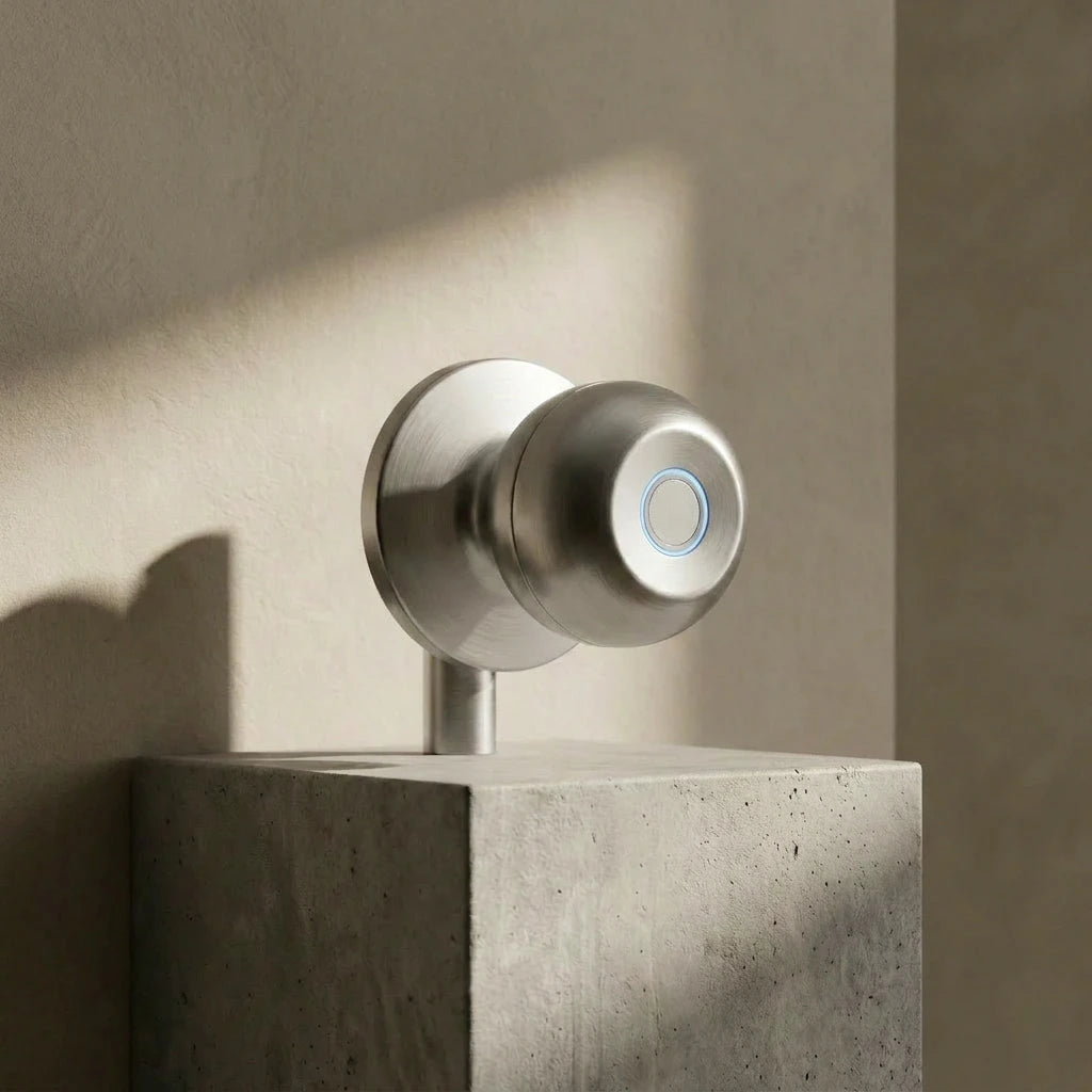 Smart Door Lock Knob With Fingerprint and App