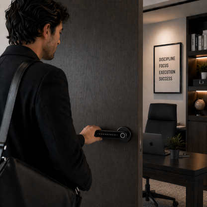 Smart Wi-Fi Door Lock With Fingerprint and Password