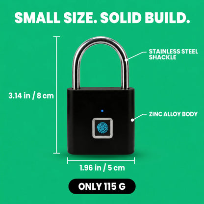 Waterproof Smart Fingerprint Padlock