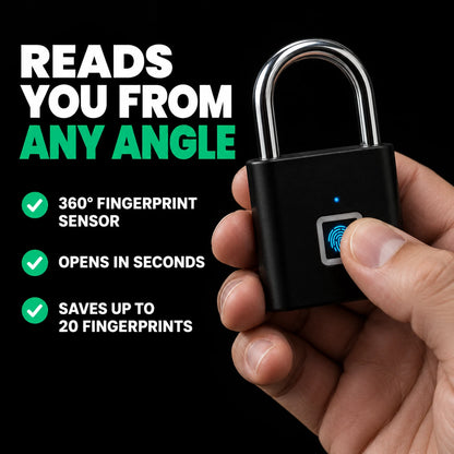Waterproof Smart Fingerprint Padlock