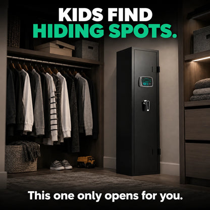 Biometric Rifle Gun Safe with Fingerprint Access