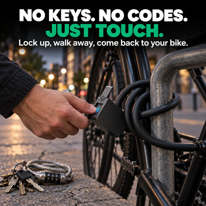 Anti-Theft Steel Cable Lock for Bikes & E-Bikes