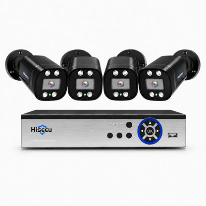 5MP Wired Outdoor Security Camera Kit