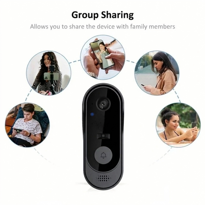 Smart WiFi Visual Video Doorbell with Remote Monitoring