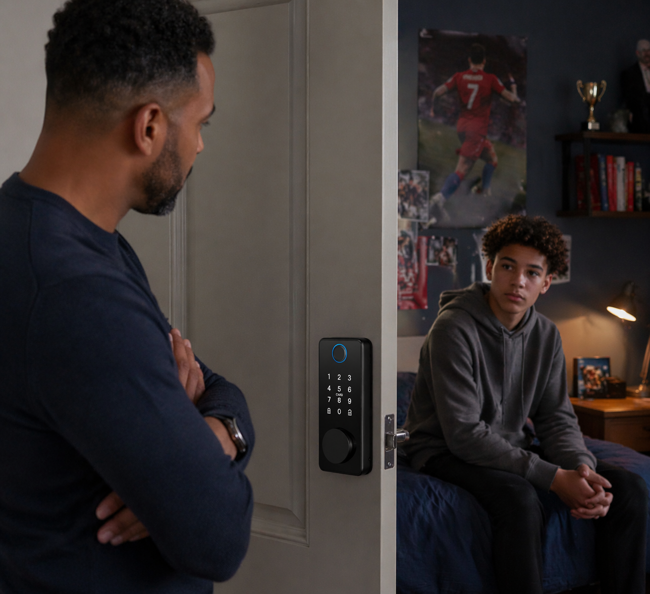 Smart Fingerprint Lock with Wi-Fi