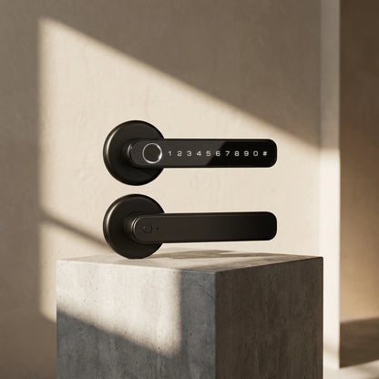 Smart Wi-Fi Door Lock Handle With Fingerprint and Password