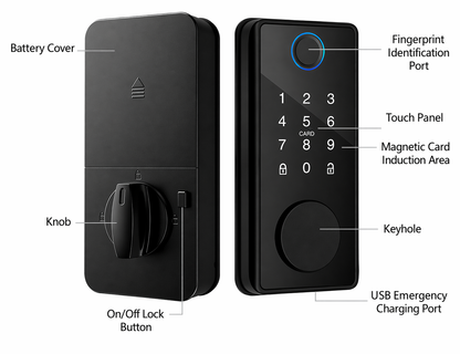 Smart Fingerprint Lock with Wi-Fi