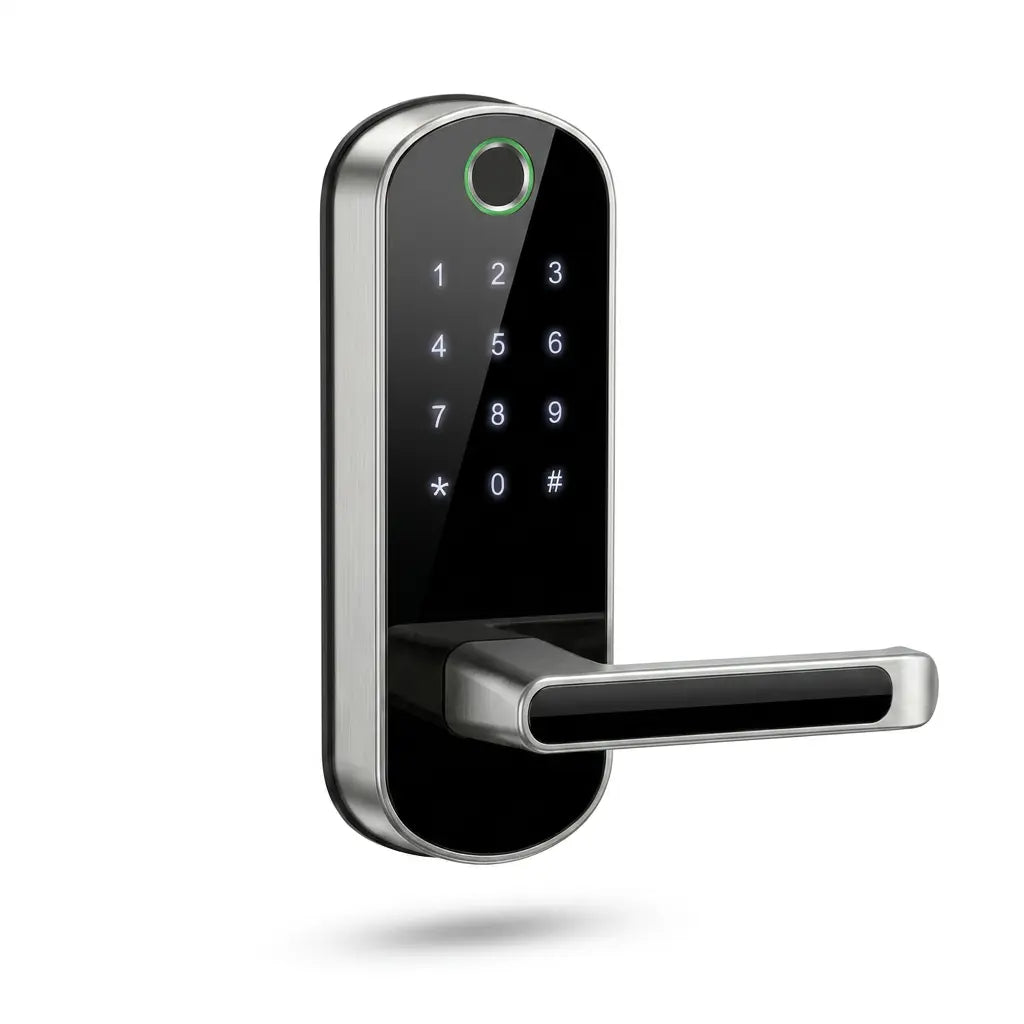 Smart Door Lock With Fingerprint and Handle