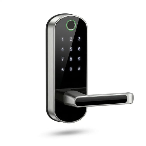 Smart Door Lock With Fingerprint and Handle