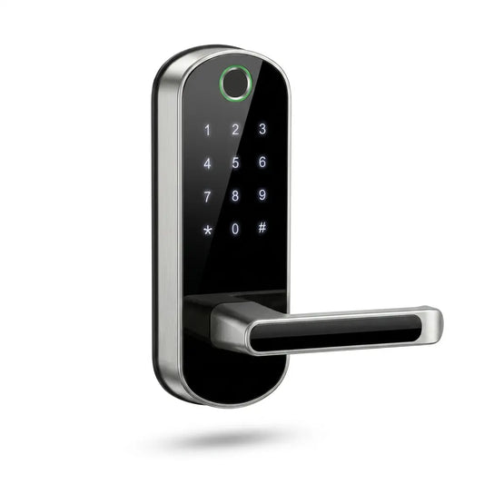 Smart Door Lock With Fingerprint and Handle