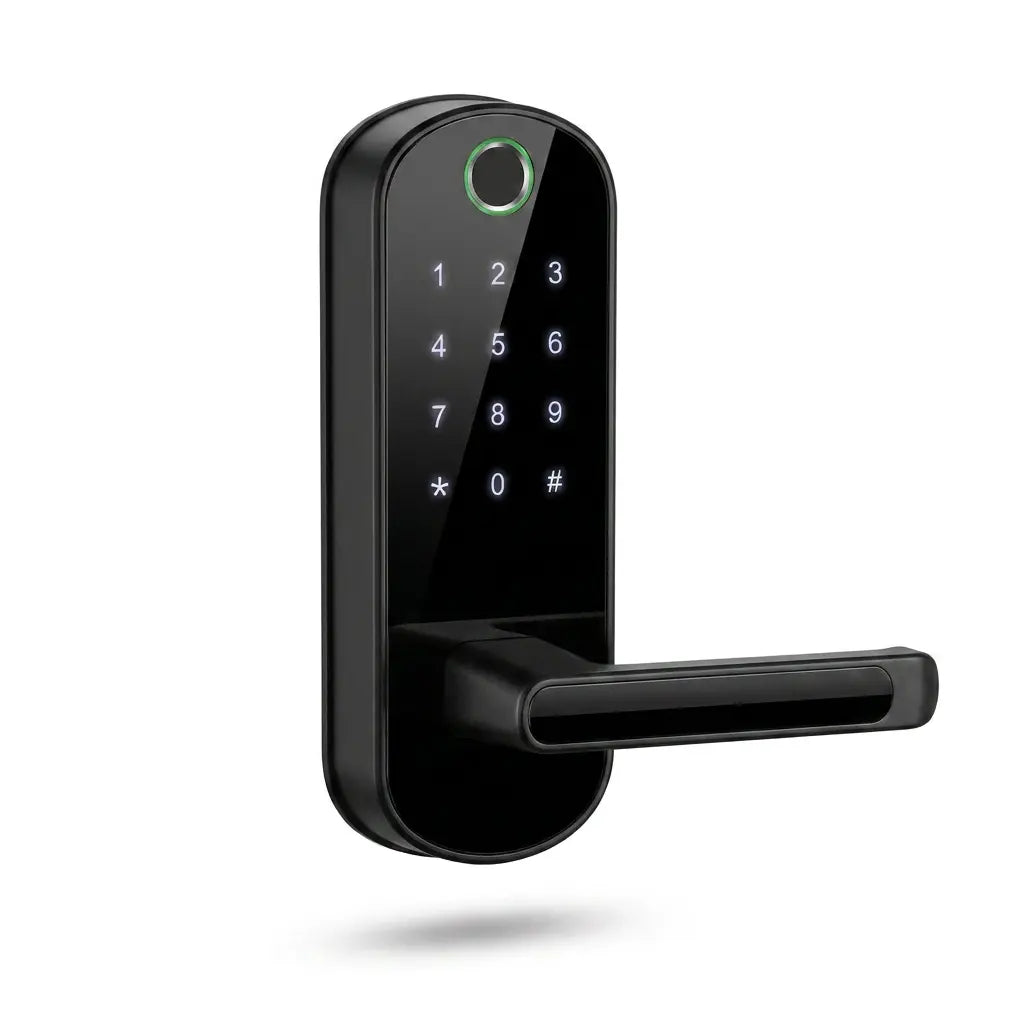 Smart Door Lock With Fingerprint and Handle