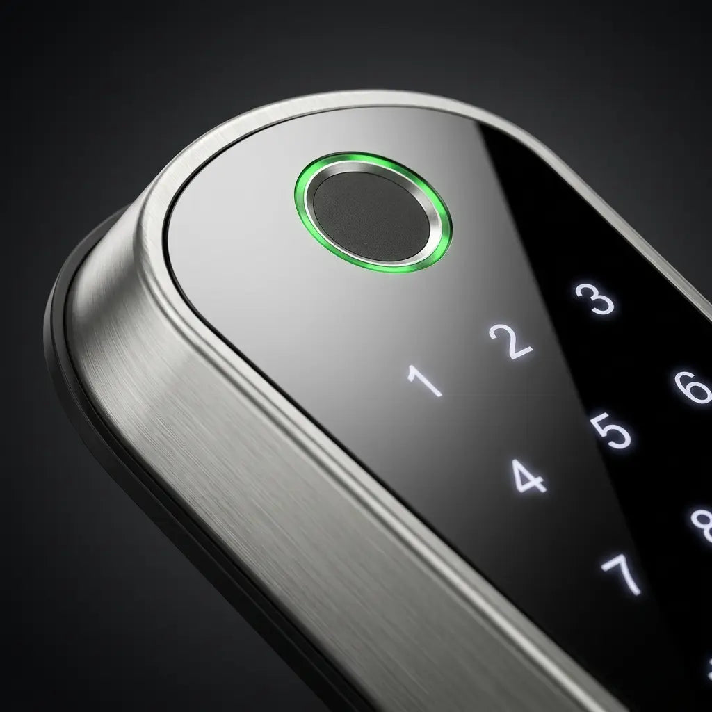 Smart Door Lock With Fingerprint and Handle