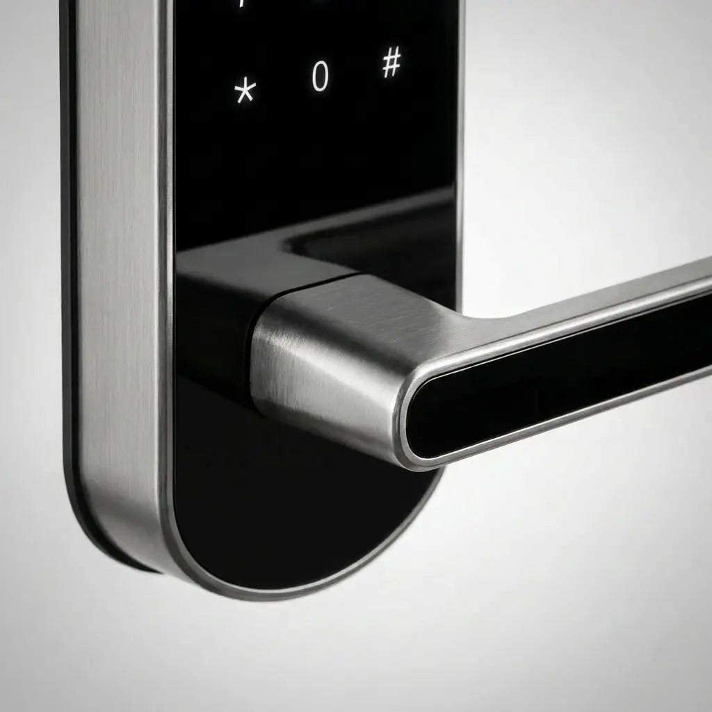 Smart Door Lock With Fingerprint and Handle